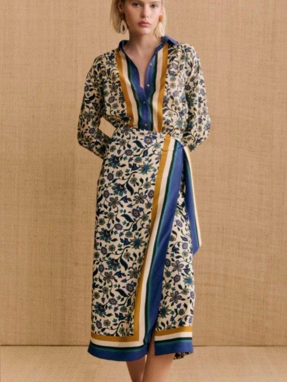 Sezane x Momoni Manola Wrap Skirt